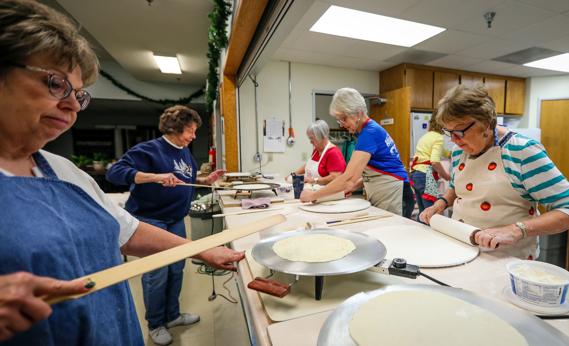 Holly Rollers Roll Out Lefse